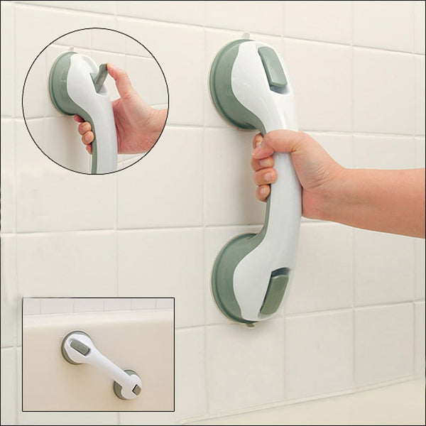 Kit com 2 alças removíveis de segurança com ventosa para Crianças, Idosos, Cadeirantes, Gestantes